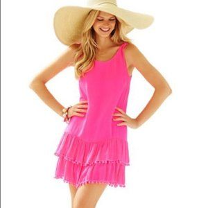 NWT Lilly Pulitzer Natashia pink pom pom dress